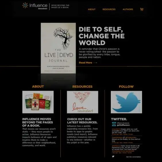 Influence Ecommerce Website